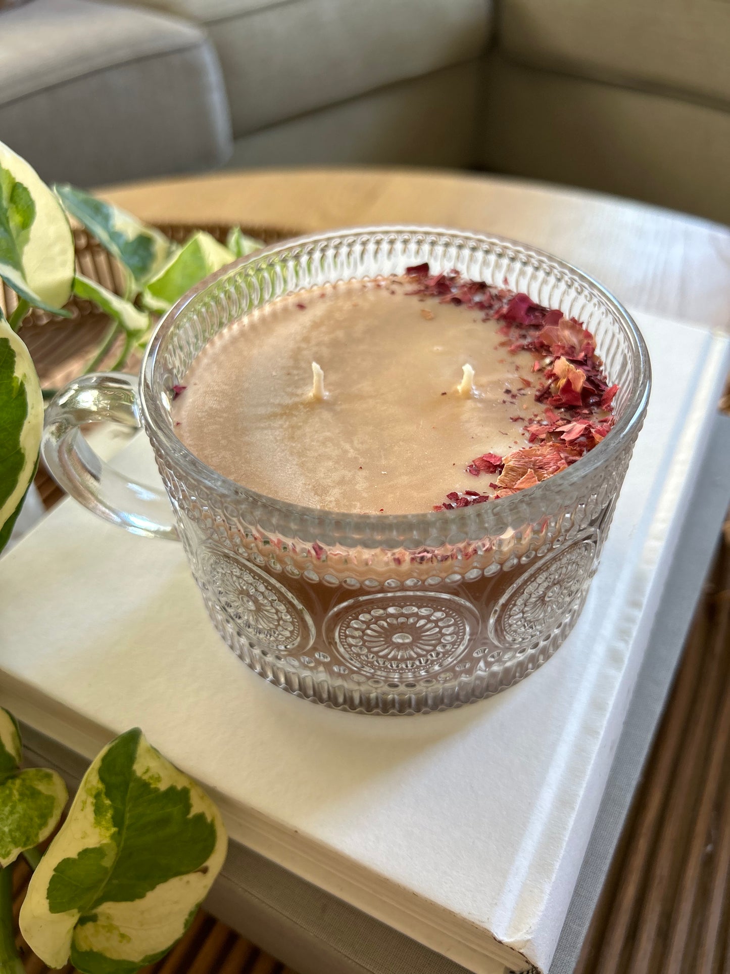 Rose Latte 12oz Non-Toxic Candle
