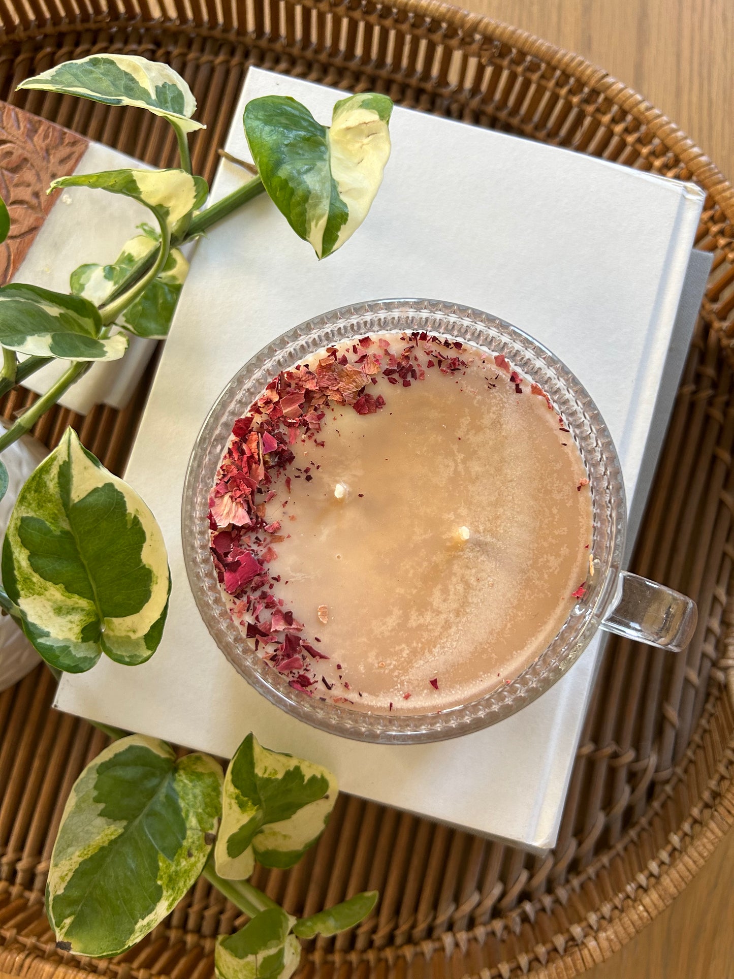 Rose Latte 12oz Non-Toxic Candle