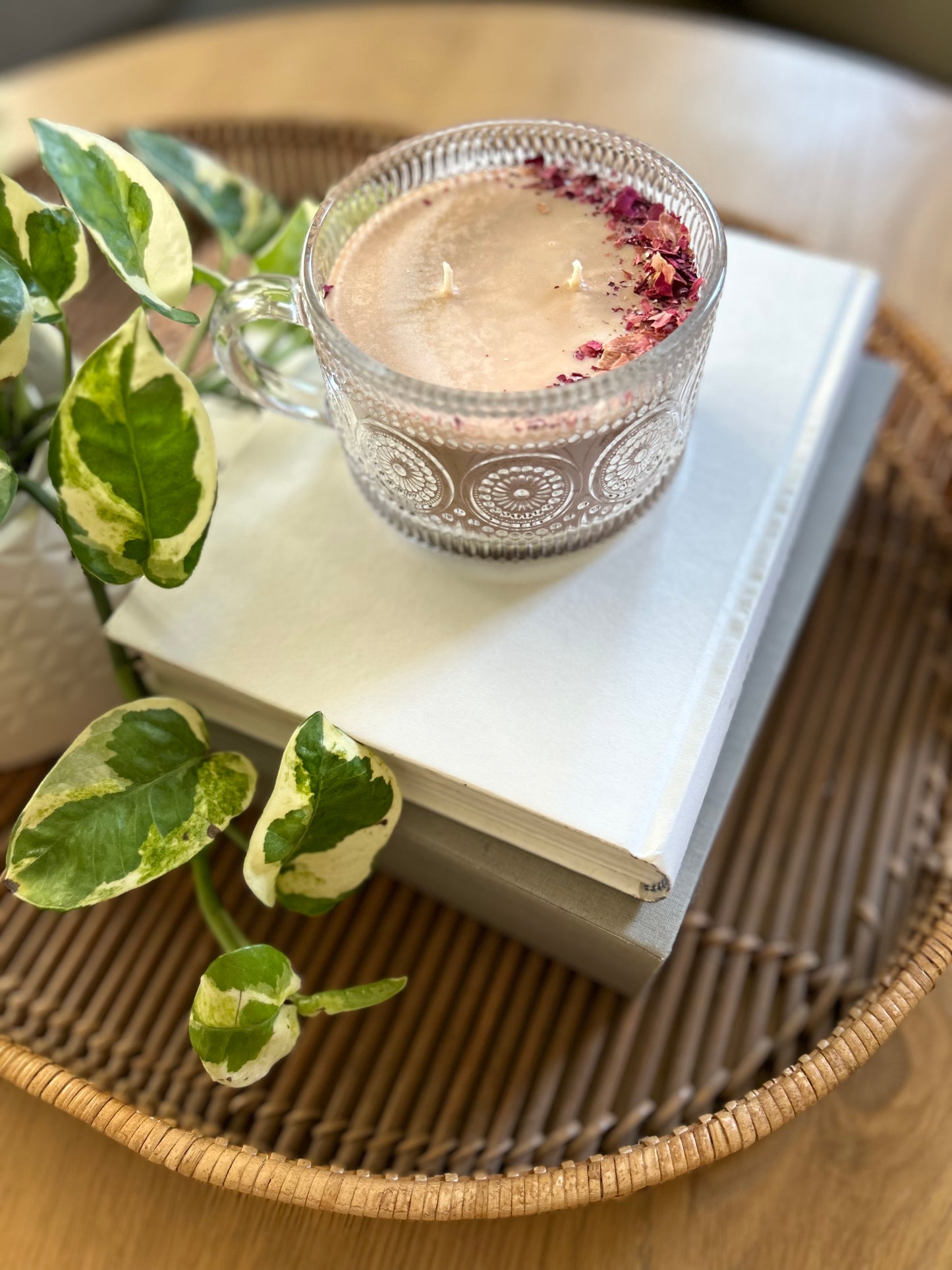 Rose Latte 12oz Non-Toxic Candle