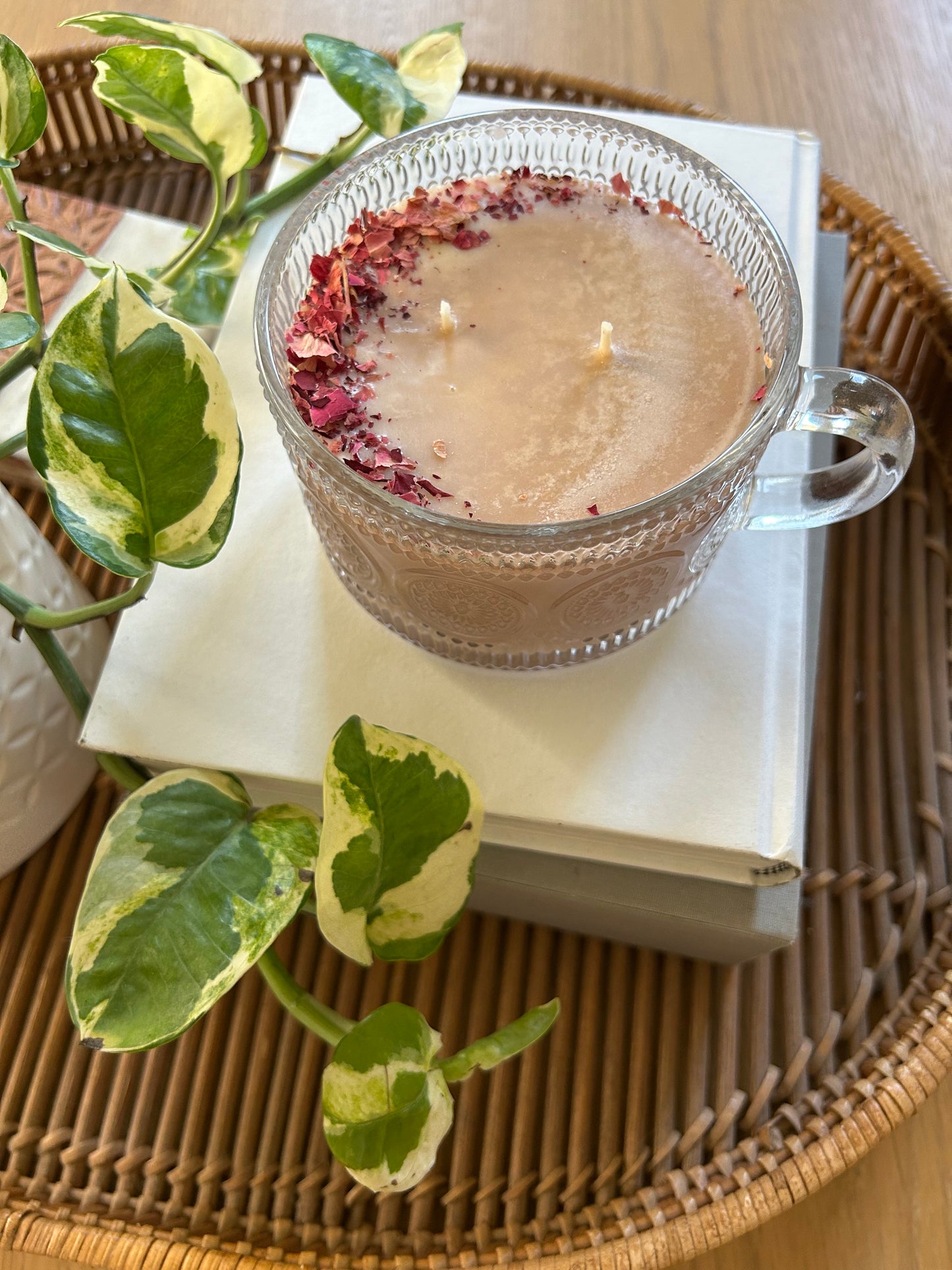 Rose Latte 12oz Non-Toxic Candle