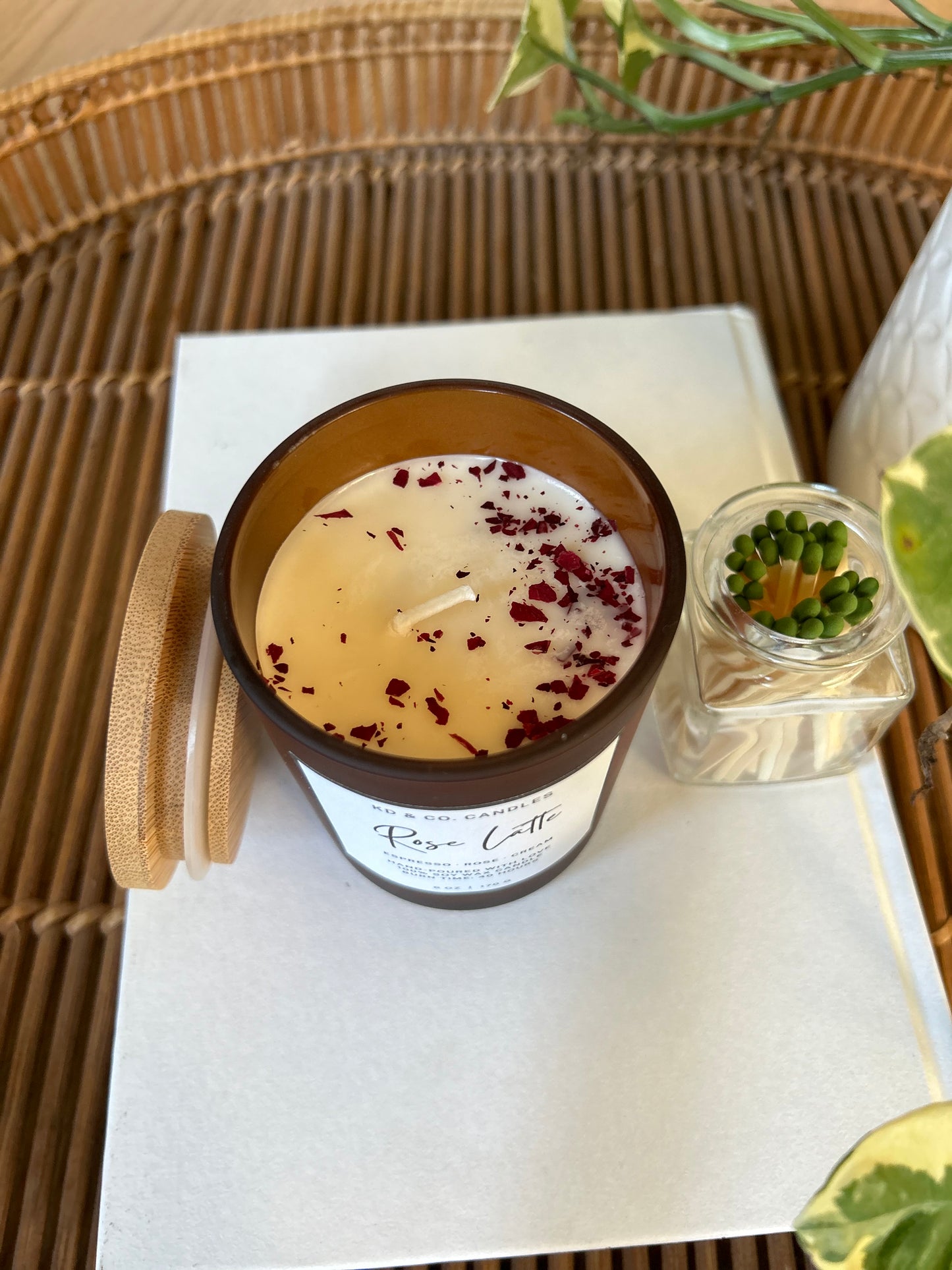 Rose Latte 6oz Non-Toxic Candle