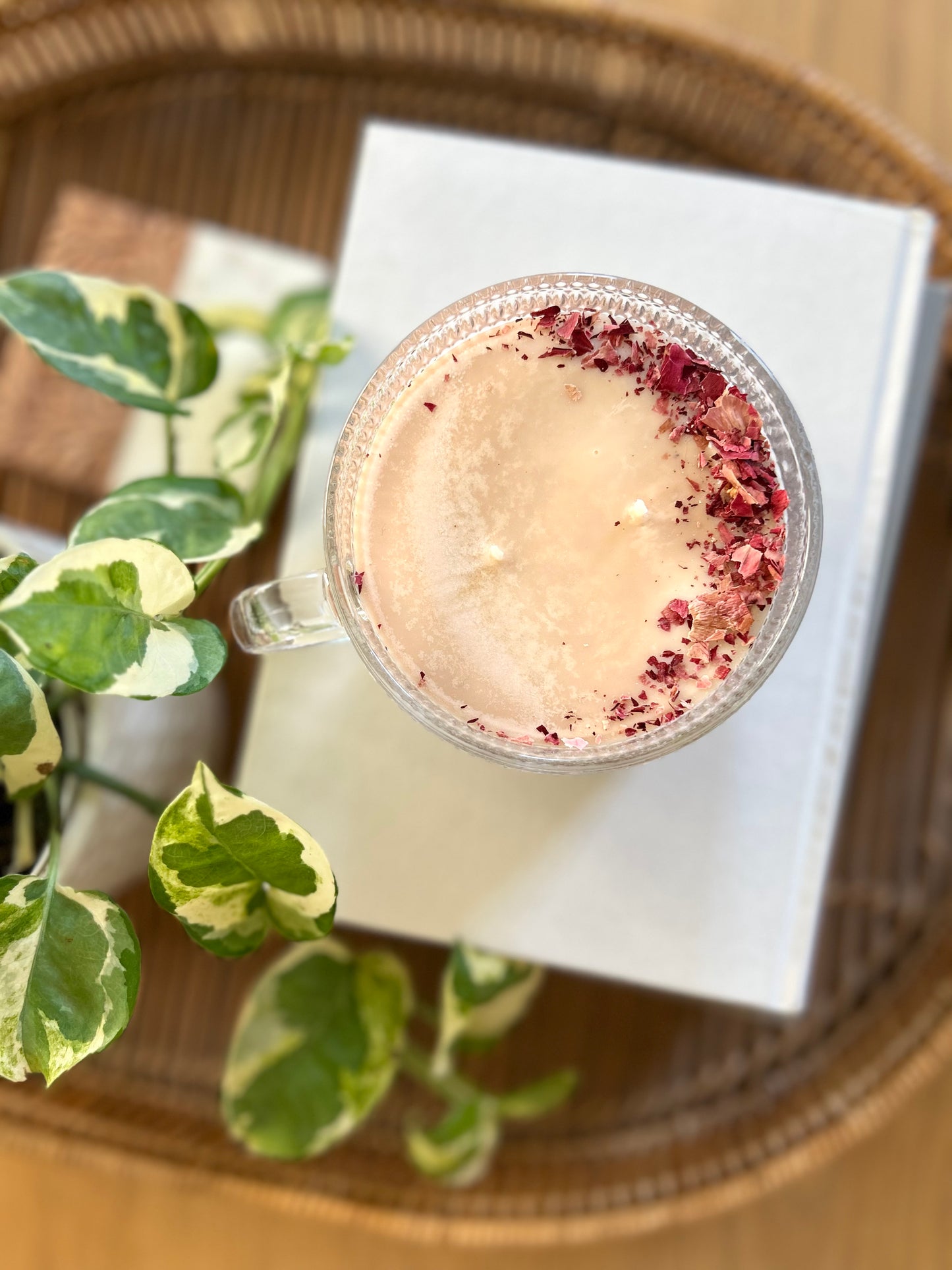 Rose Latte 12oz Non-Toxic Candle