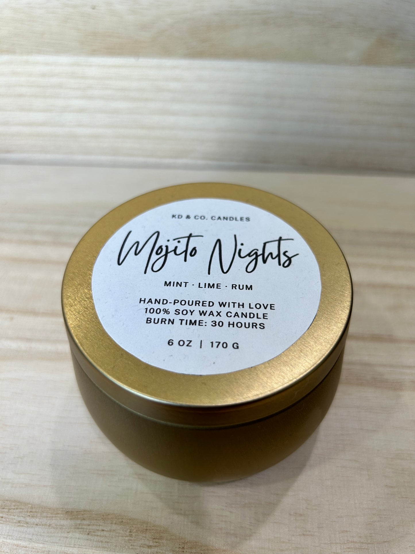 Mojito Nights 6oz Non-Toxic Candle