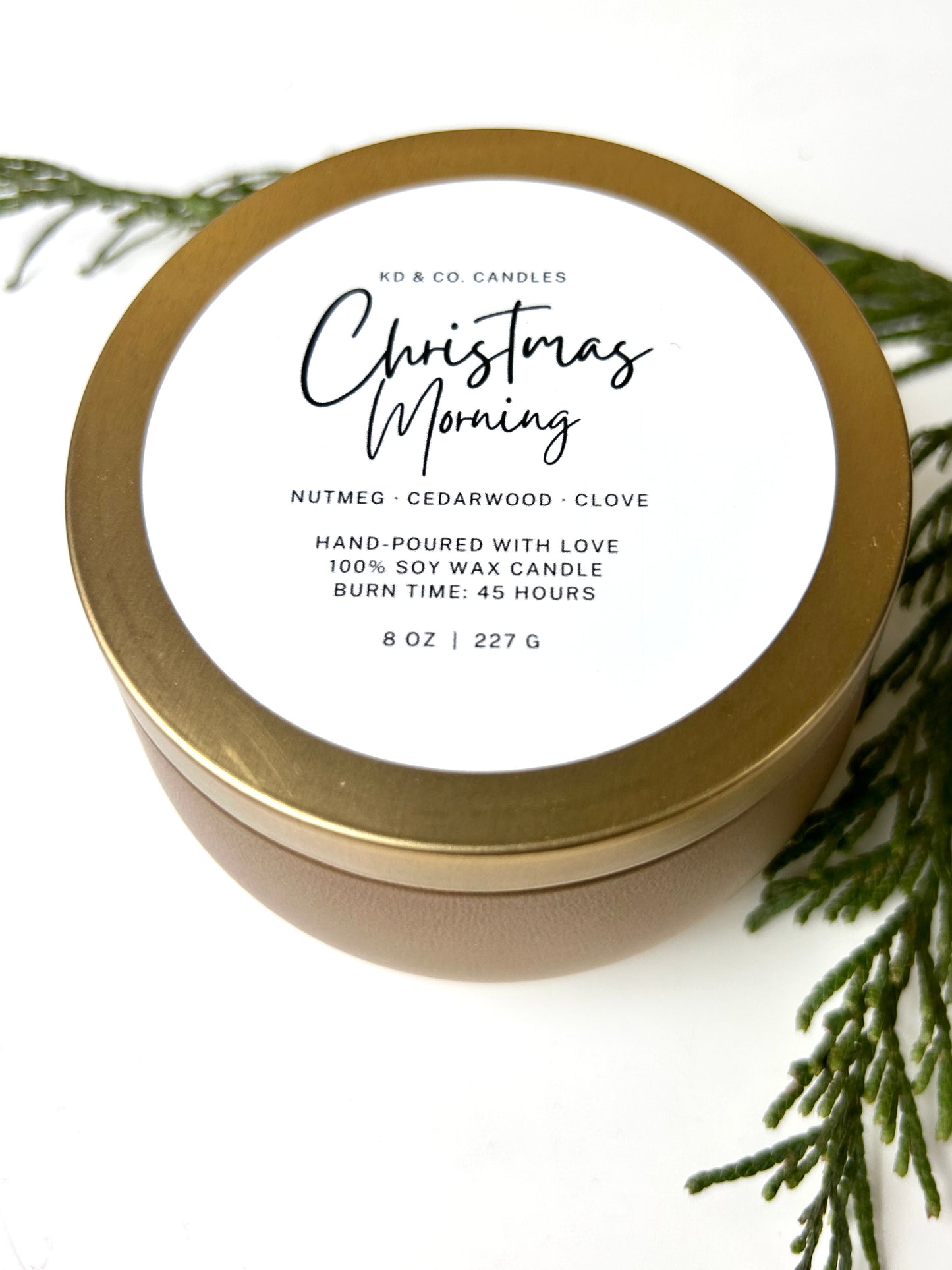 Non- Toxic Christmas Morning 6 oz DoTerra Essential Oils Candle