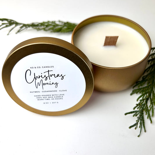 Non- Toxic Christmas Morning 6 oz DoTerra Essential Oils Candle
